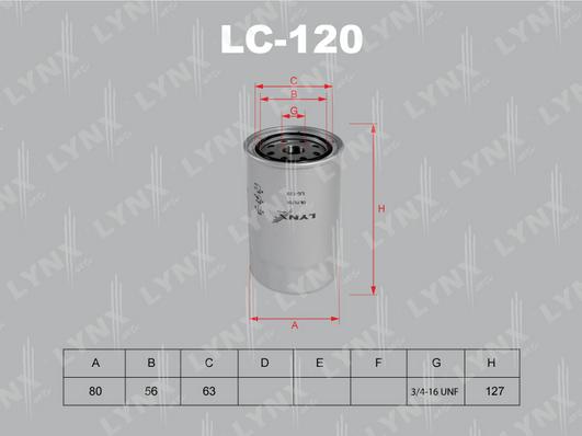 LYNXauto LC-120 - Filter za ulje www.molydon.hr