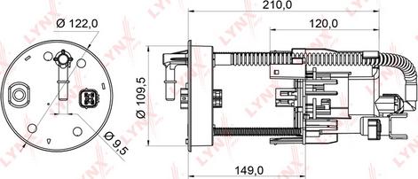 LYNXauto LF-954M - Filter za gorivo www.molydon.hr