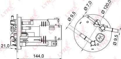 LYNXauto LF-971M - Filter za gorivo www.molydon.hr