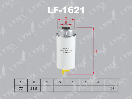 LYNXauto LF-1621 - Filter za gorivo www.molydon.hr