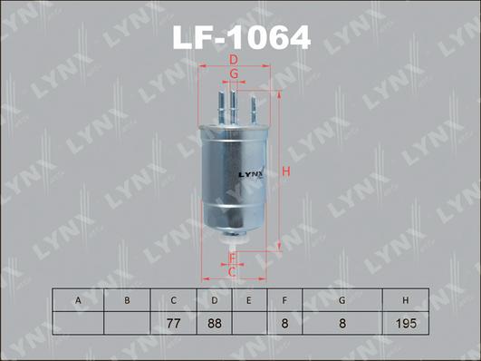 LYNXauto LF-1064 - Filter za gorivo www.molydon.hr