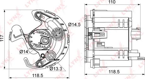 LYNXauto LF-1002M - Filter za gorivo www.molydon.hr