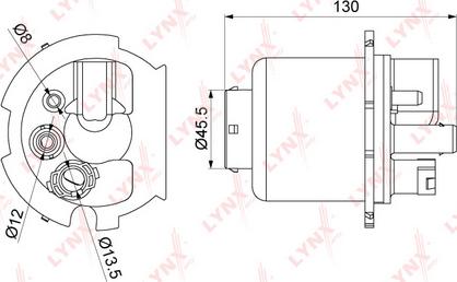 LYNXauto LF-1077M - Filter za gorivo www.molydon.hr