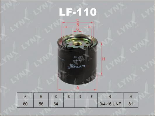 LYNXauto LF-110 - Filter za gorivo www.molydon.hr