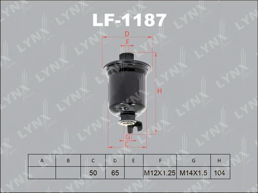 LYNXauto LF-1187 - Filter za gorivo www.molydon.hr