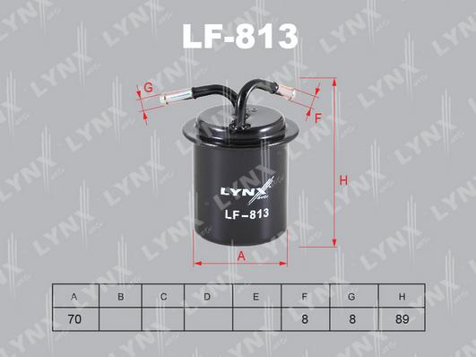 LYNXauto LF-813 - Filter za gorivo www.molydon.hr