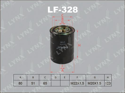 LYNXauto LF-328 - Filter za gorivo www.molydon.hr