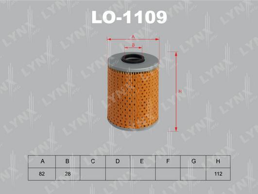 LYNXauto LO-1109 - Filter za ulje www.molydon.hr