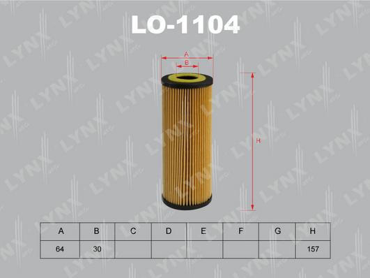 LYNXauto LO-1104 - Filter za ulje www.molydon.hr