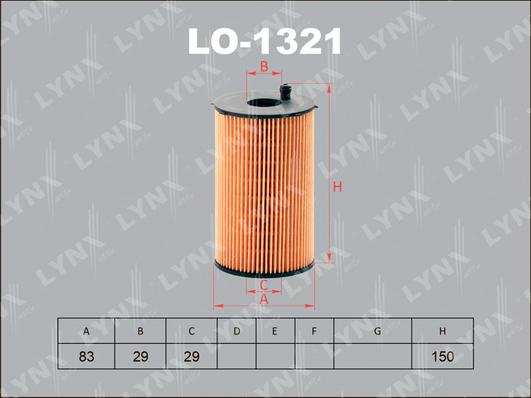 LYNXauto LO-1321 - Filter za ulje www.molydon.hr