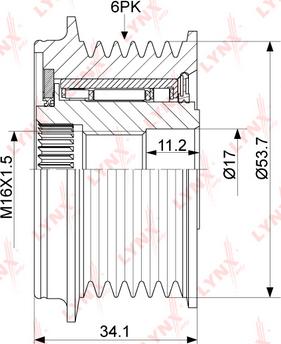 LYNXauto PA-1090 - Remenica, alternator www.molydon.hr