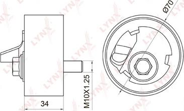 LYNXauto PB-1056 - Natezač, zupčasti remen  www.molydon.hr