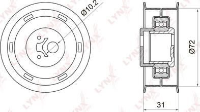 LYNXauto PB-1004 - Natezač, zupčasti remen  www.molydon.hr