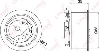 LYNXauto PB-1001 - Natezač, zupčasti remen  www.molydon.hr