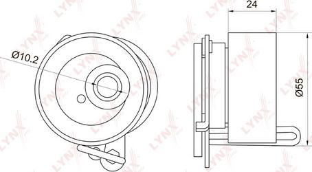 LYNXauto PB-1019 - Natezač, zupčasti remen  www.molydon.hr