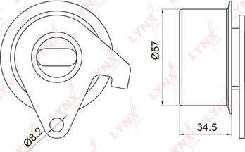 LYNXauto PB-1033 - Natezač, zupčasti remen  www.molydon.hr