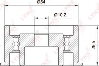 LYNXauto PB-3040 - Vodeći valjak , zupčasti remen  www.molydon.hr