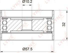 LYNXauto PB-3035 - Vodeći valjak , zupčasti remen  www.molydon.hr