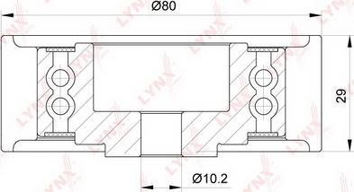 LYNXauto PB-3147 - Vodeći valjak , zupčasti remen  www.molydon.hr