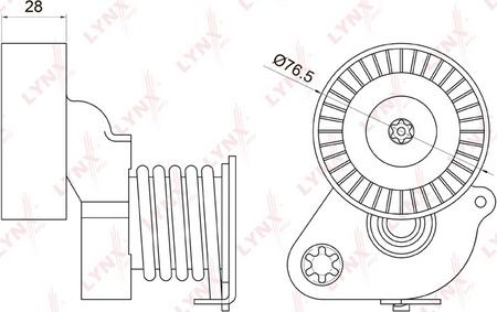 LYNXauto PT-3018 - Natezač remena, klinasti rebrasti remen  www.molydon.hr