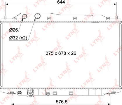 LYNXauto RB-1044 - Hladnjak, hladjenje motora www.molydon.hr