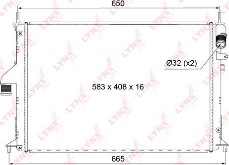 LYNXauto RB-1024 - Hladnjak, hladjenje motora www.molydon.hr