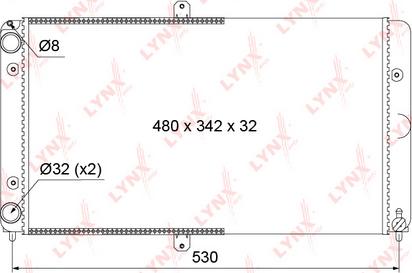 LYNXauto RM-1137 - Hladnjak, hladjenje motora www.molydon.hr