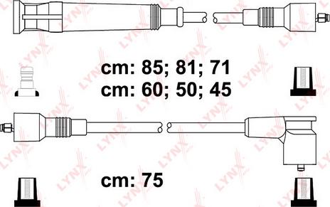 LYNXauto SPC1404 - Set kablova za paljenje www.molydon.hr