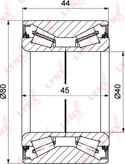 LYNXauto WB-1443 - Komplet Ležaja kotača www.molydon.hr