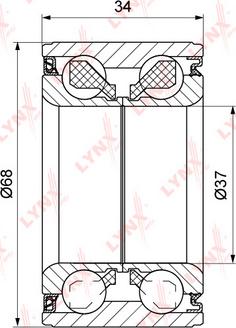LYNXauto WB-1519 - Komplet Ležaja kotača www.molydon.hr