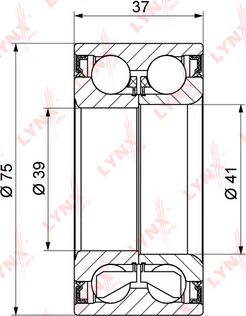 LYNXauto WB-1056 - Komplet Ležaja kotača www.molydon.hr