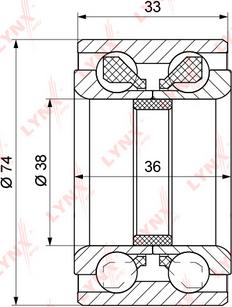 LYNXauto WB-1132 - Komplet Ležaja kotača www.molydon.hr