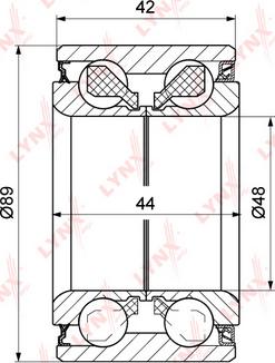 LYNXauto WB-1251 - Komplet Ležaja kotača www.molydon.hr