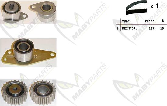 Mabyparts OBK010426 - Komplet zupčastog remena www.molydon.hr