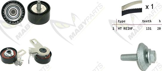 Mabyparts OBK010530 - Komplet zupčastog remena www.molydon.hr