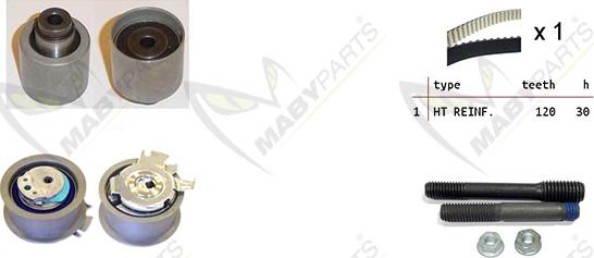 Mabyparts OBK010037 - Komplet zupčastog remena www.molydon.hr