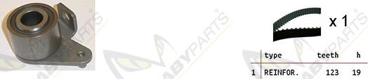 Mabyparts OBK010267 - Komplet zupčastog remena www.molydon.hr