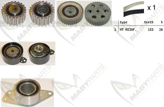 Mabyparts OBK010223 - Komplet zupčastog remena www.molydon.hr