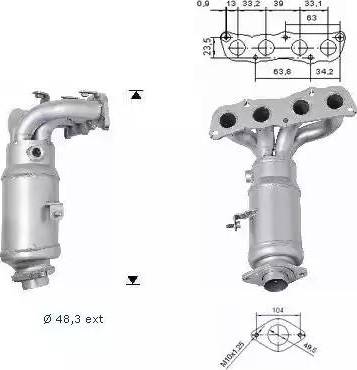 Magnaflow 68016 - Katalizator www.molydon.hr