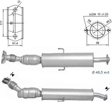 Magnaflow 68012D - Katalizator www.molydon.hr