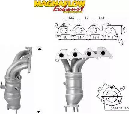 Magnaflow 68812 - Katalizator www.molydon.hr