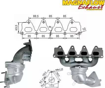 Magnaflow 86385 - Katalizator www.molydon.hr