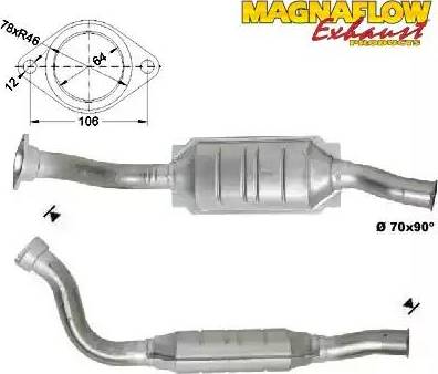 Magnaflow 80966D - Katalizator www.molydon.hr