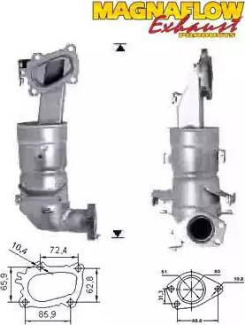 Magnaflow 75610D - Katalizator www.molydon.hr