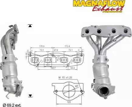 Magnaflow 75613D - Katalizator www.molydon.hr