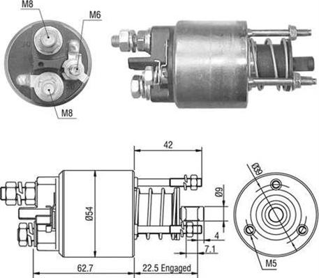 Magneti Marelli 940113050491 - Elektromagnetni Prekidač, starter www.molydon.hr