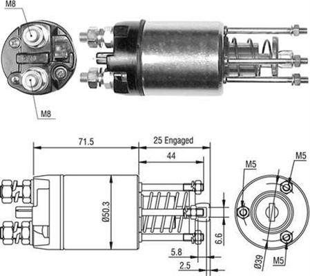 Magneti Marelli 940113050460 - Elektromagnetni Prekidač, starter www.molydon.hr