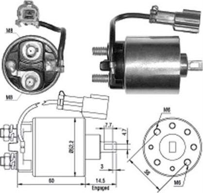 Magneti Marelli 940113050400 - Elektromagnetni Prekidač, starter www.molydon.hr