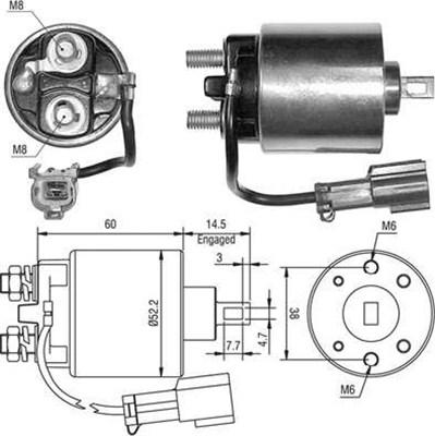 Magneti Marelli 940113050401 - Elektromagnetni Prekidač, starter www.molydon.hr