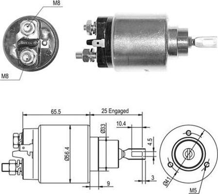 Magneti Marelli 940113050407 - Elektromagnetni Prekidač, starter www.molydon.hr